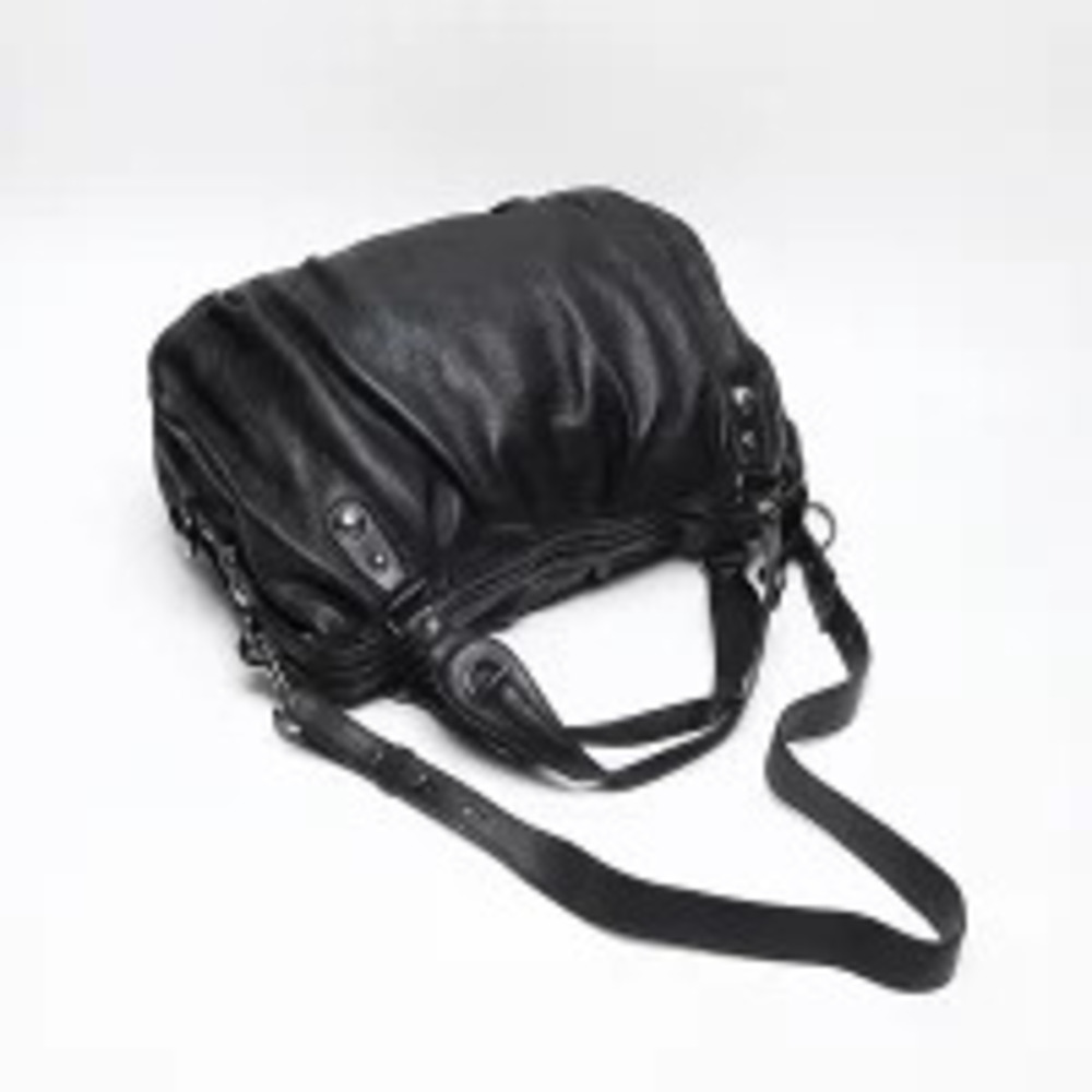 Gucci leather horsebit chain shoulder bag black - Picture 9 of 13